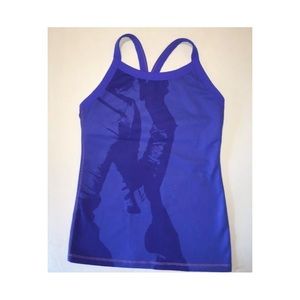 Lululemon Power Y Tank Top Yoga Mesh Back Size 4